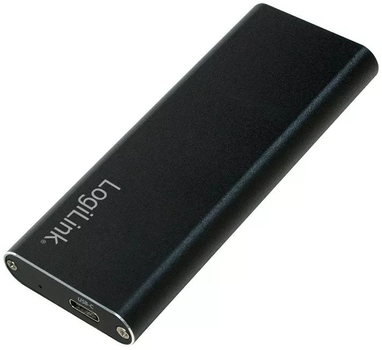 Zewnętrzna kieszeń Logilink na dysk SSD 2,5" SATA USB Type-C 3.1, czarna