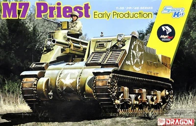 Сборная модель 1/35 САУ U.S. M7 Priest Early Production Dragon 6817