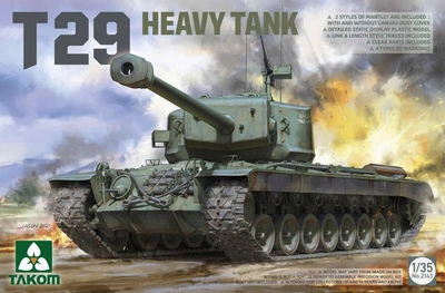 Збірна модель 1/35 танк T29 Heavy Tank Takom 2143