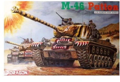 Сборная модель 1/35 танк M-46 Patton Dragon 6805