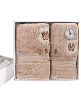Набор полотенец Maison D'or Alain beige 30x50; 50x100; 70x140