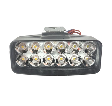LED фара на 12 диодов! Светодиодная фара на авто и мото технику. L-22. Пр-Корея.