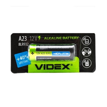 Батарейка 12V 23A MS21 / 8LR932, Videx A23 12В, для пультів, сигналізацій та електроніки
