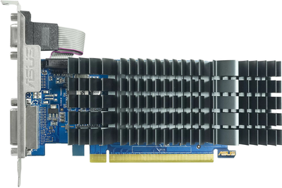 Відеокарта ASUS PCI-Ex GeForce GT 710 EVO 2GB DDR3 (64bit) (954/900) (VGA, HDMI, DVI-D) (90YV0I70-M0NA00)