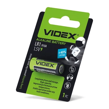 Батарейка щелочная Videx LR1, N 1бат