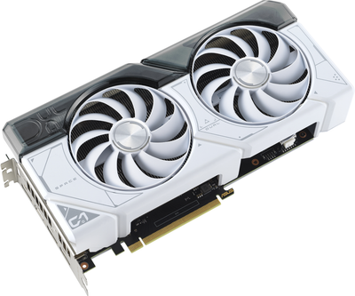 ASUS PCI-Ex GeForce RTX 4070 Dual White OC Edition 12GB GDDR6X (192bit) (2550/21000) (1 x HDMI, 3 x DisplayPort) (90YV0IZ4-M0NA00)