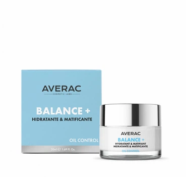 Денний зволожуючий і матуючий крем для жирної шкіри Averac Focus Balance + 50 мл (8437018454303)