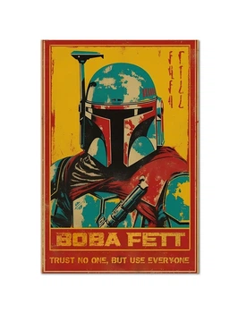 Постер плакат FNBK Боба Фетт (Star Wars, Зоряні війни) 50x70 см