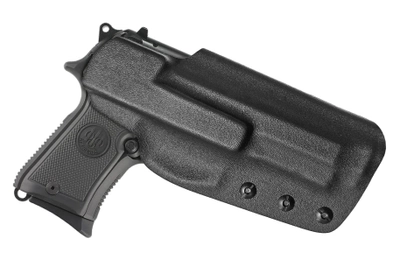 Внутрибрючная пластиковая (кайдекс) кобура A2TACTICAL для Beretta М9/92 левша черная (KD11)
