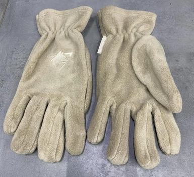 Рукавички зимові флісові Wolftrap пальцеві, колір Койот, тактичні зимові рукавички L