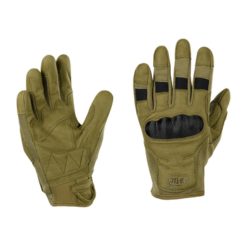 M-Tac рукавички Assault Tactical Mk.6 Olive, військові рукавички олива, тактичні рукавички, армійські рукавички