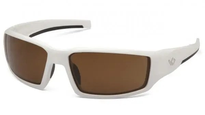 Защитные тактические очки Venture Gear открытые стрелковые очки Pagosa White (bronze) Anti-Fog, коричневые (3ПАГО-Б50)