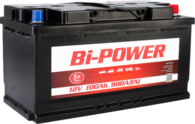 Автомобильный аккумулятор BI-POWER 100 Ач/12 В Euro BI-Power 900 A EN (KLVRW100-00)