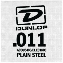 Струна для акустической / электрогитары&nbsp; DUNLOP DPS11 SINGLE 011
