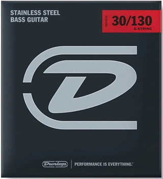 Струны для бас-гитары DUNLOP DBS30130 STAINLESS STEEL BASS 6-STRING (30-130)