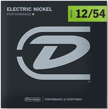 Струны для электрогитар DUNLOP DEN1254 PERFORMANCE+ ELECTRIC GUITAR STRINGS (12-54)