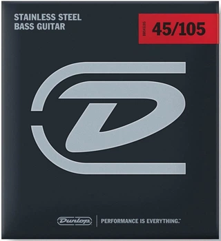 Струны для бас-гитары DUNLOP DBS45105 STAINLESS STEEL MEDIUM 45-105