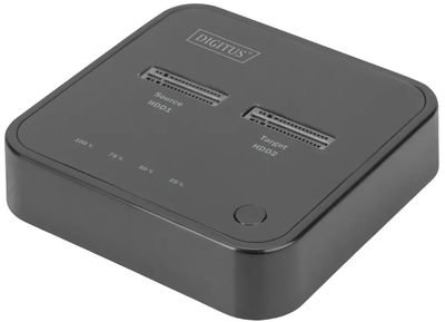 Док-станція Digitus Dual для M.2 NVMe SSD USB Type-C 3.2 Black (DA-71545)