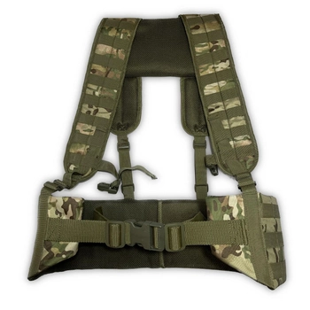 Ремінна-плечова система (РПС) комплект з відкритими підсумками (9 позицій) "XL" мультикам