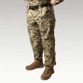 Штани УСТАВНІ ЗСУ ММ-14 Ріп-Стоп вафелька, тактичні штани піксель ШП-РС200 Розмір 52