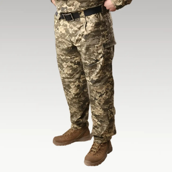 Штани УСТАВНІ ЗСУ ММ-14 Ріп-Стоп вафелька, тактичні штани піксель ШП-РС200 Розмір 62