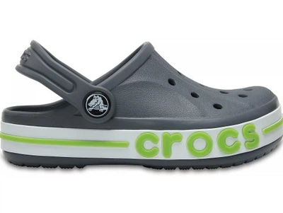 Детские кроксы Crocs Bayaband Kids Charcoal С11 28р. (17,4 см) Серые