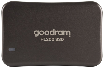 Dysk SSD Goodram HL200 256 GB USB 3.2 Type-C TLC Czarny (SSDPR-HL200-256) Zewnętrzny