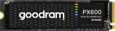 Dysk SSD Goodram PX600 500 GB M.2 2280 PCIe 4.0 x4 NVMe 3D NAND TLC (SSDPR-PX600-500-80)