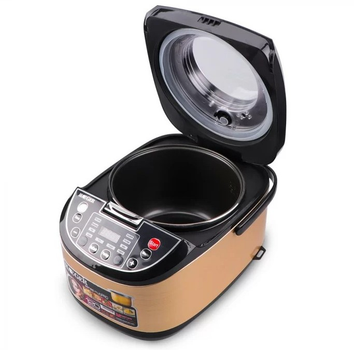 Мультиварка рисоварка пароварка фритюрница с антипригарной чашей RAF R.988 Pro Gold 21 программа 900W