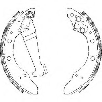 Тормозные колодки задн. Polo/Fox/Lupo/Ibiza/Cordoba/Fabia/Felicia/Cube/Favorit/A2 92- Woking (Z404601)
