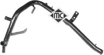 Трубка системи охолодження T4 2.5TDI 96-03 Metalcaucho (03181)