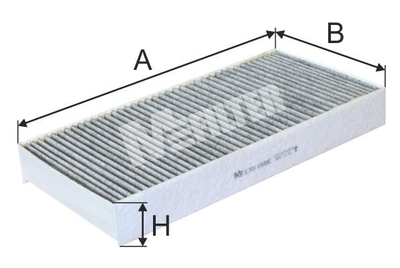 Фильтр салона Citr C5/C6/Peug 407 04-(угольный) MFilter (K9055C)