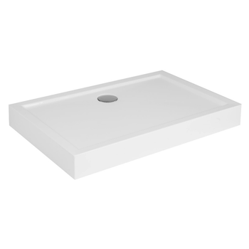 Поддон для душевой кабины PRIMERA BASIC 80x120x14см прямоугольный акриловый без сифона белый BAS1012