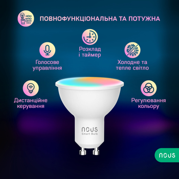 Philips Smart LED Tunable White and Color spot dimmable - GU10 5W 400lm  2200K-6500K + RGB