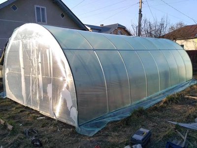 Теплица с поликарбонатом "Косица" 3 х 4, Стандарт, 6