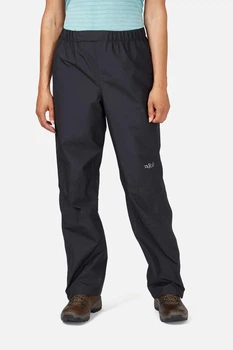 Брюки женские Rab Downpour Eco Pants Womens 12 Чорний