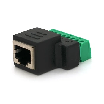 Разъем RJ-45(F) 8 контактов с клеммами для сетевого кабеля Voltronic