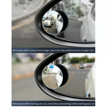 Додаткове дзеркало заднього виду Baseus Full View Blind Spot Rearview Mirrors Дзеркало огляду сліпих зон для авто 2шт (ACMDJ-01) Black