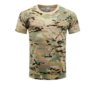 Тактична футболка CoolTouch, високоякісна футболка, що дихає Мультикам, потовідвідна р.S