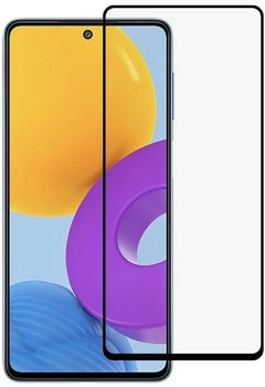Защитное стекло 5D на весь экран для Samsung M52 (M526) Black