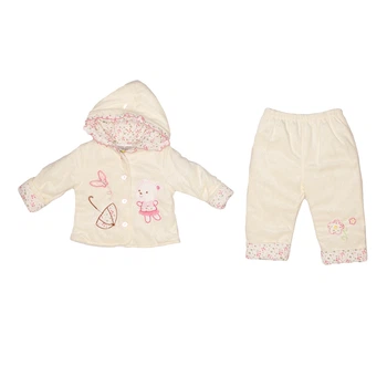 Костюм утеплённый для девочки Kids Lav230815 62 см Жёлтый