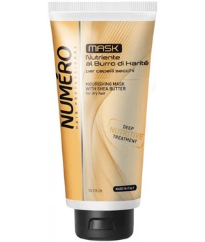 Маска для волосся поживна з маслом каріте Brelil Numero Nourishing Mask With Shea Butter 300 мл