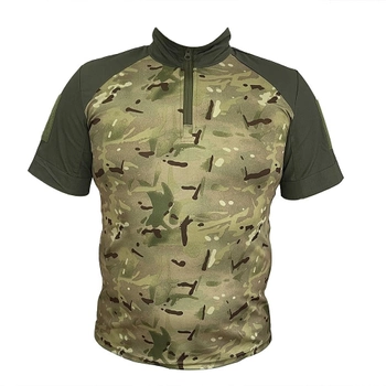 Мужская тактическая рубашка-поло убакс с коротким рукавом Newt Polo Tactic хаки NE-POLU-024-XXL