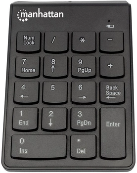 Клавиатура беспроводная Manhattan Numeric Keypad Wireless Black (178846)