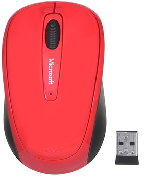 Мышь Microsoft Mobile 3500 Wireless Black/Red (GMF-00195)