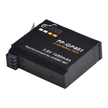 Аккумулятор PP-GP401 (для AHDBT-401) для GoPro Hero 4 - 1680 ma + бокс для хранения
