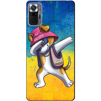 Силиконовый чехол бампер Candy для Xiaomi Redmi Note 10 Pro с рисунком Пес Патрон Калуш