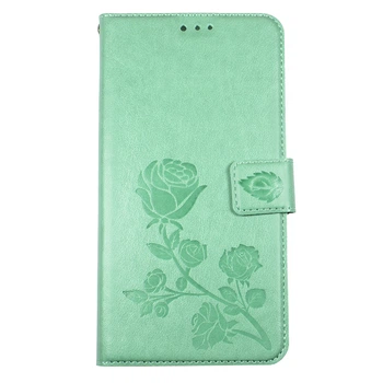 Чехол-книжка для TP-Link Neffos C7 "Роза Light Green"