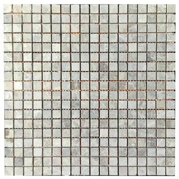 Мраморная мозаика Emperador Light G матовая МКР-4СН (15x15)
