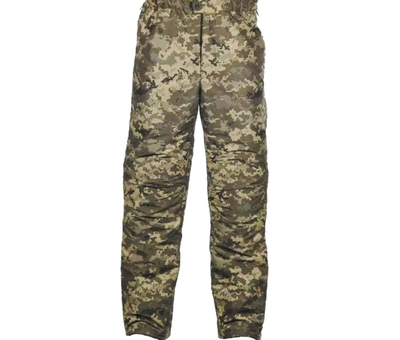 Тактичні зимові утеплені військові штани РХ5 Rip Stop 44 Піксель